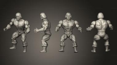 Military figurines motu he man propio 3d model