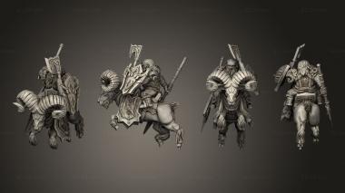Military figurines Mountain Ram 4 3d model