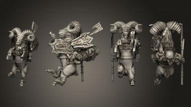 Military figurines Mountain Ram 5 3d model