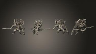 Military figurines Mounted King Tashokk 3d model