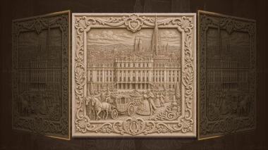 Panels Capitals of the World Vienna - Schönbrunn Palace 3d model
