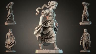 Various figurines (Classic female figure in a flowing dress, STRI_015764) 3D models for cnc