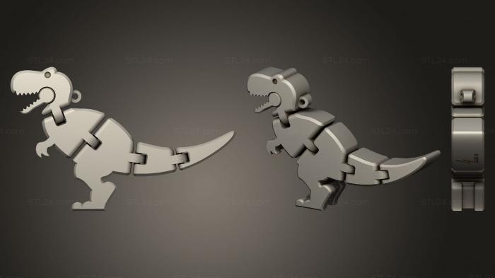 Брелок для Ключей Baby T rex Flexy