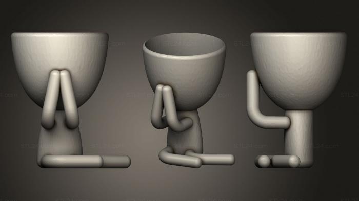 Вазы (Robert mudo, VZ_0984) 3D модель для ЧПУ станка