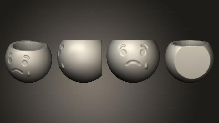 Emoji Triste Parede Aberto