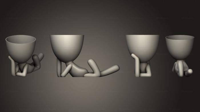 Вазы (Vasos 02, VZ_1410) 3D модель для ЧПУ станка