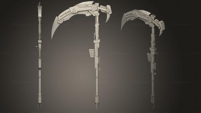 Коса из Роз в виде Полумесяца Rwby