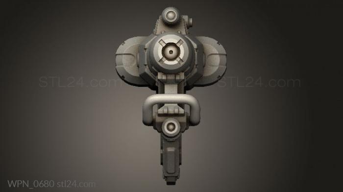 Weapon (rifle laser, WPN_0680) 3D models for cnc