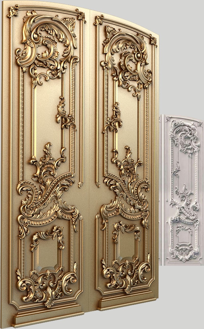 3D модели дверей