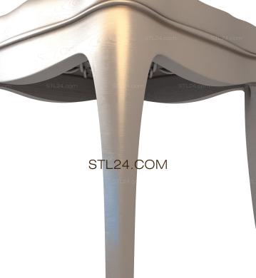 Комплекты мебели (KMB_0019-01) 3D модель для ЧПУ станка