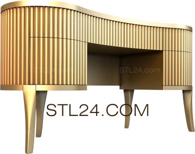Set of furniture (KMB_0019-08) 3D models for cnc