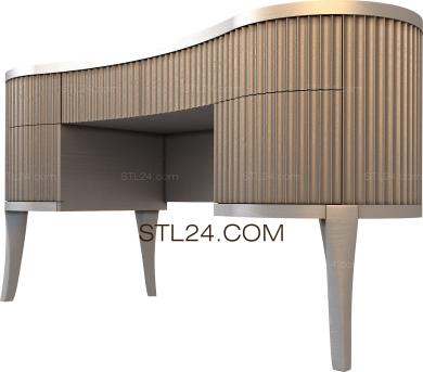 Set of furniture (KMB_0019-08) 3D models for cnc
