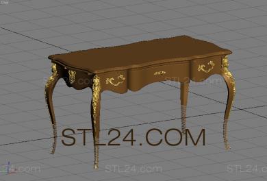 Set of furniture (KMB_0028-03) 3D models for cnc