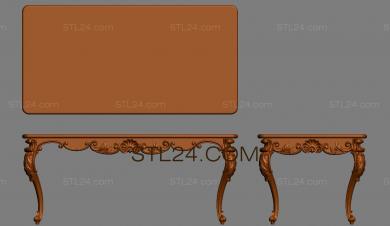 Set of furniture (KMB_0159) 3D models for cnc