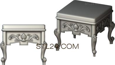 Set of furniture (KMB_0184) 3D models for cnc