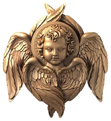 3d модели ангелы (Цветок, AN_0006) 3D модель для ЧПУ станка