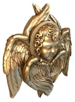 3d модели ангелы (Цветок, AN_0006) 3D модель для ЧПУ станка