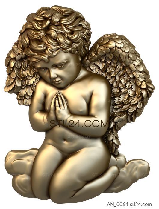 Angels (AN_0064) 3D models for cnc