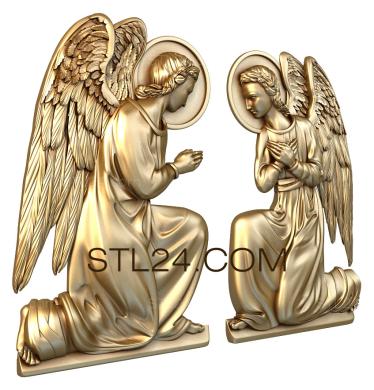 3d модели ангелы (AN_0073) 3D модель для ЧПУ станка