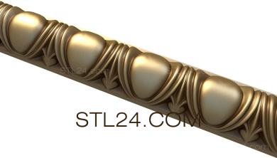 Baguette (Ovals, BG_0188-9) 3D models for cnc