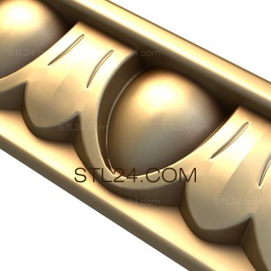 Baguette (The oval is simple, BG_0286) 3D models for cnc