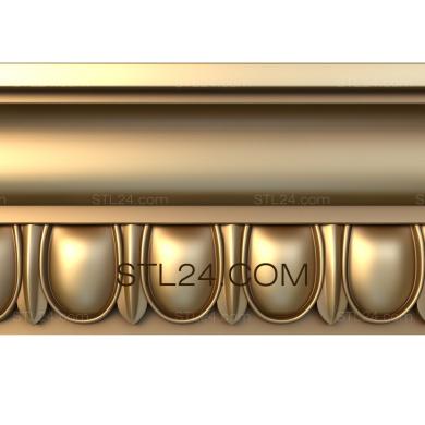 Багеты (Овальные клавиши, BG_0315) 3D модель для ЧПУ станка