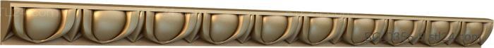 Baguette (The halves of the circles are large, BG_0356-9) 3D models for cnc