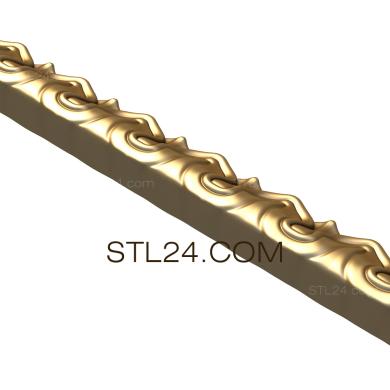 Baguette (Flames, BG_0532) 3D models for cnc
