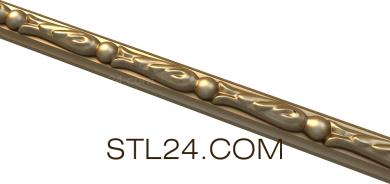 Baguette (Long buds, BG_0548-9) 3D models for cnc