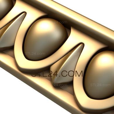 Багеты (Совушка, BG_0572) 3D модель для ЧПУ станка