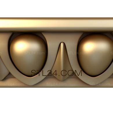Багеты (Совушка, BG_0572) 3D модель для ЧПУ станка