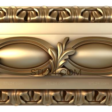 Baguette (A row of medallions, BG_0650) 3D models for cnc