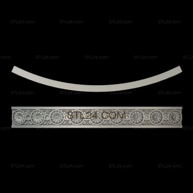 Baguette (Hydrangea ribbon, BG_0733) 3D models for cnc