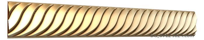 Baguette (Smooth lines, BG_0912) 3D models for cnc