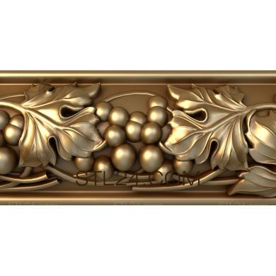 Багеты церковные (Золотые гроздья, BGC_0044) 3D модель для ЧПУ станка