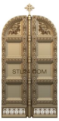 Царские врата (CV_0013) 3D модель для ЧПУ станка