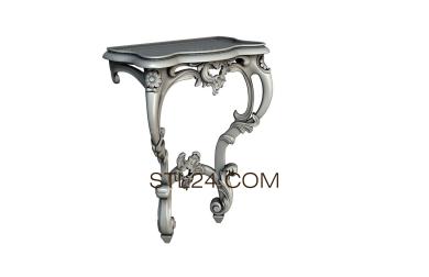 Консольные столы (KN_0168) 3D модель для ЧПУ станка