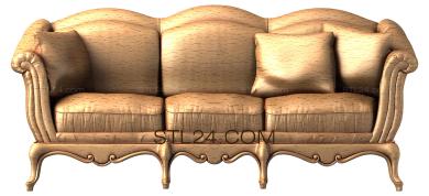 Sofas (Gallicano, DIV_0033) 3D models for cnc