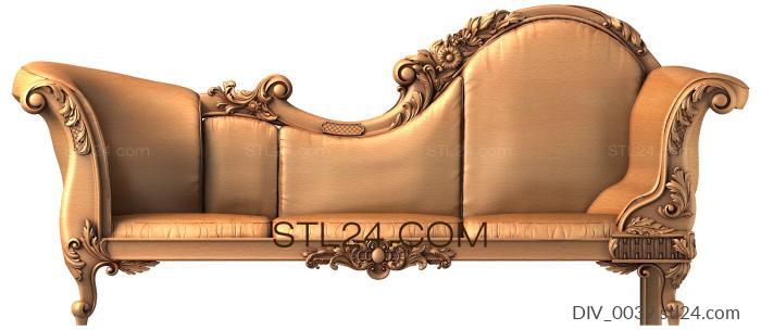 Sofas (Valmorea, DIV_0039) 3D models for cnc