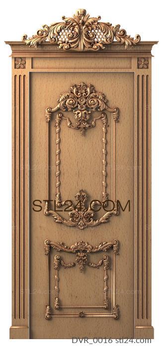 Doors (DVR_0016) 3D models for cnc