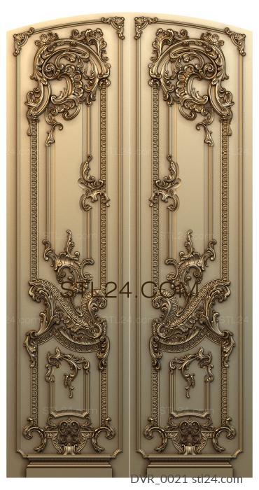 Doors (DVR_0021) 3D models for cnc