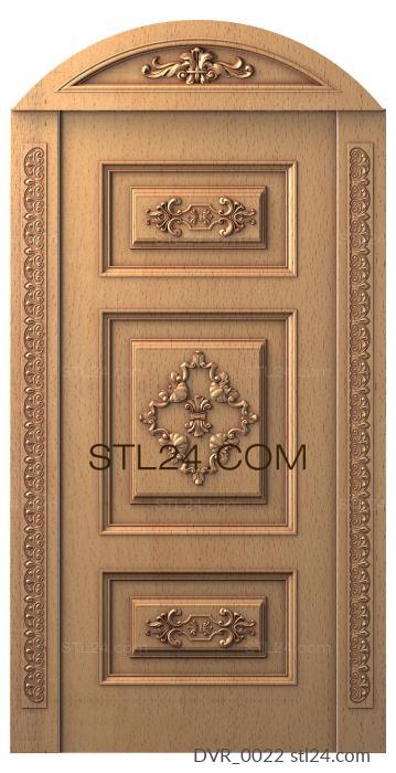 Doors (DVR_0022) 3D models for cnc