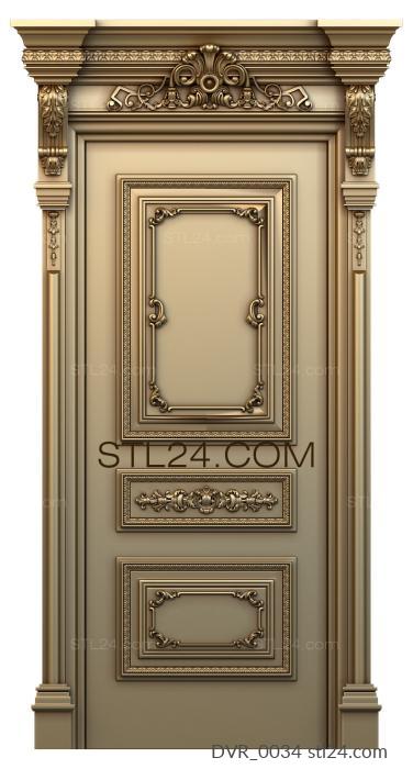 Doors (DVR_0034) 3D models for cnc