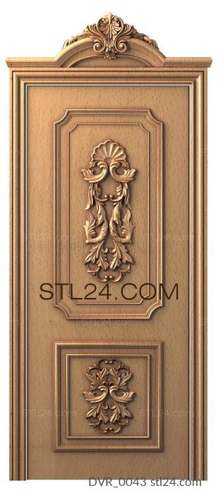 Doors (DVR_0043) 3D models for cnc