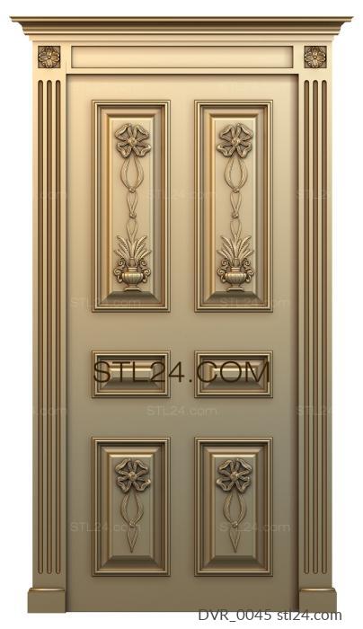 Doors (DVR_0045) 3D models for cnc
