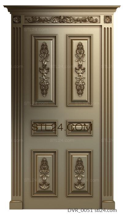 Doors (DVR_0051) 3D models for cnc