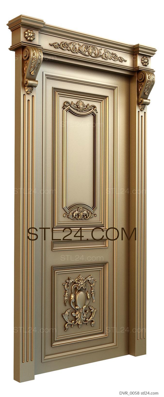 Doors (DVR_0058) 3D models for cnc