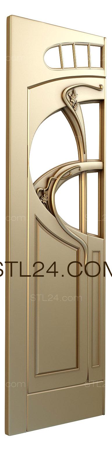 Двери резные (DVR_0066) 3D модель для ЧПУ станка
