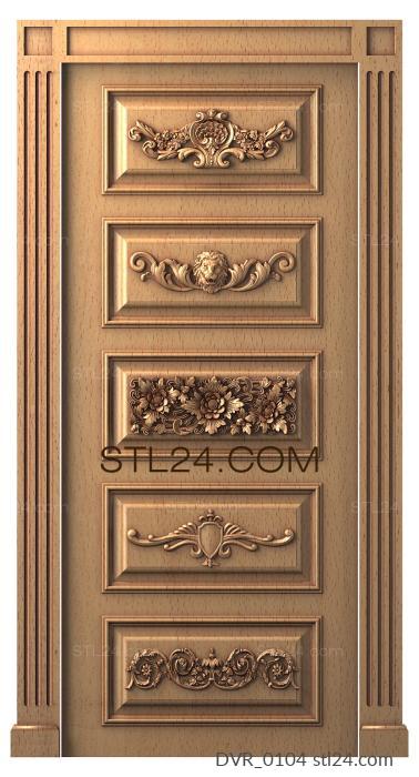 Doors (DVR_0104) 3D models for cnc