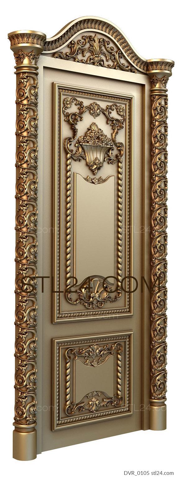 Doors (DVR_0105) 3D models for cnc